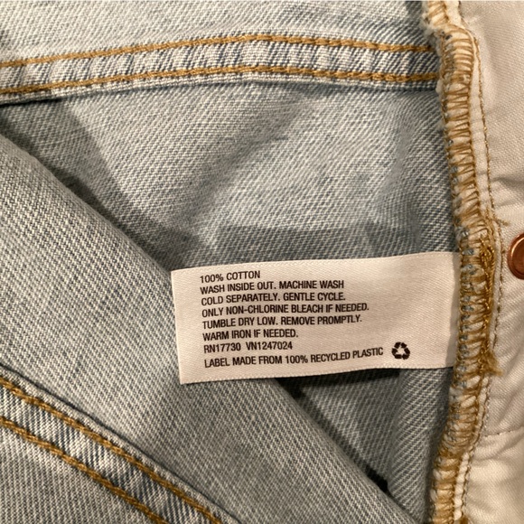 Wild Fable Denim High Rise Shorts 6 - Picture 8 of 10